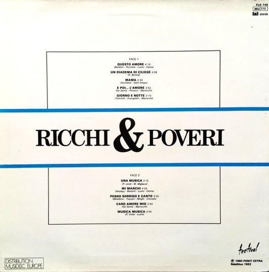 Ricchi E Poveri : Questo Amore (LP, Comp)