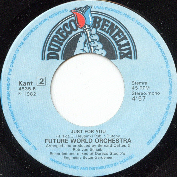 Future World Orchestra : I'm Not Afraid Of The Future (7", Single)