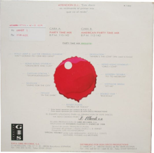Fernandisco & Kako DJ : Party Time Mix (LP, Comp, Mixed)