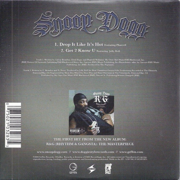 Snoop Dogg : Drop It Like It's Hot (CD, Single)