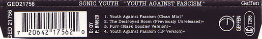 Sonic Youth : Youth Against Fascism (CD, Maxi)