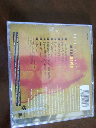 Miles Davis : This Is Jazz: Miles Davis Acoustic (CD, Comp)