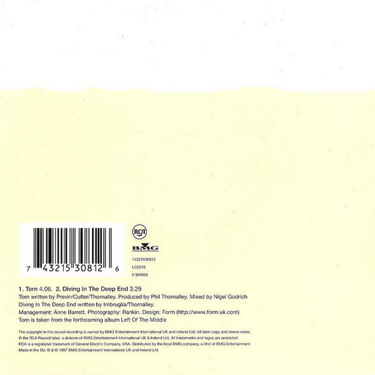 Natalie Imbruglia : Torn (CD, Single, Car)