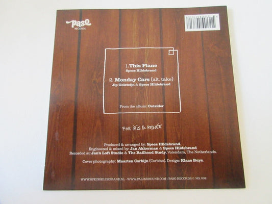 Specs Hildebrand : This Plane (CD, Single)