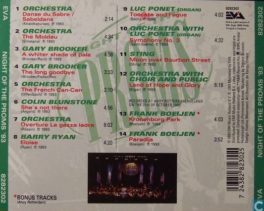 Various : Night Of The Proms '93 (CD)