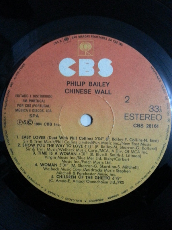 Philip Bailey : Chinese Wall (LP, Album)