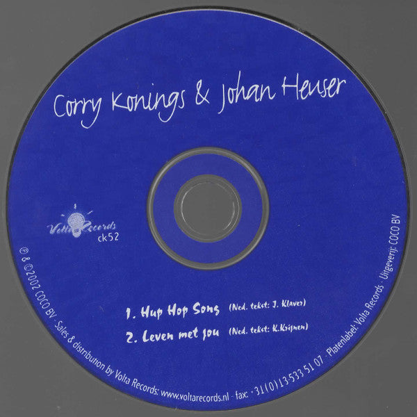 Corry Konings & Johan Heuser : Hup Hop Song (CD, Single, Car)