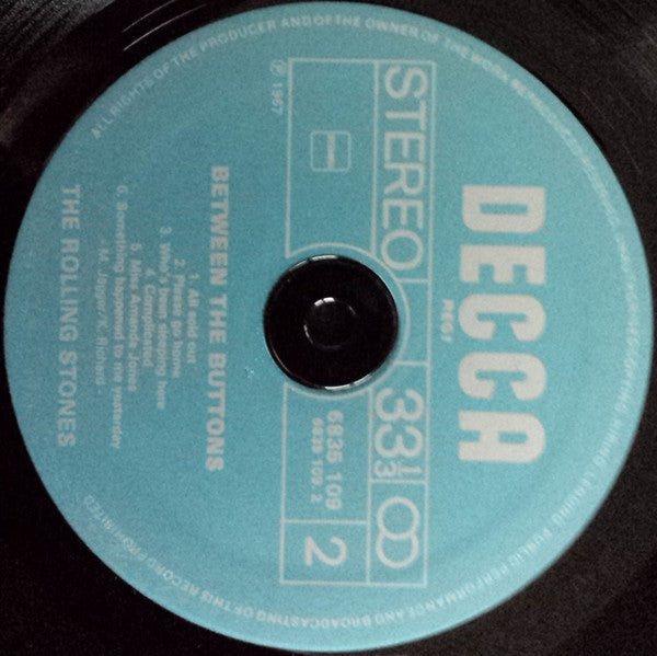 The Rolling Stones : Between The Buttons (LP, Album, RE)