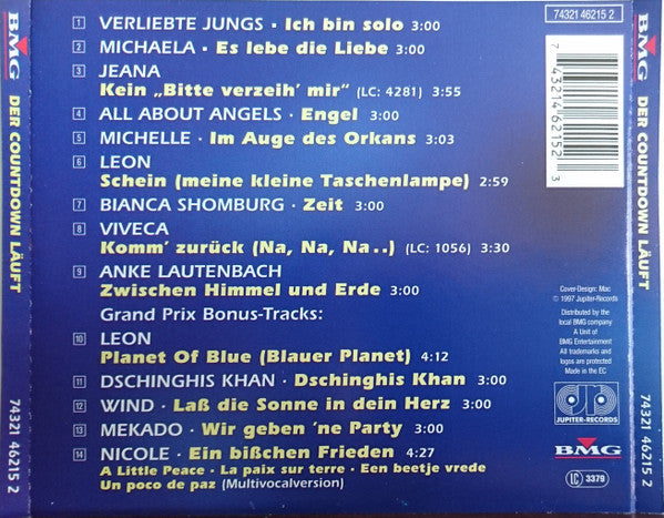 Various : Der Countdown Läuft - Deutsche Vorentscheidung Zum Eurovision Song Contest 1997 (CD, Comp)