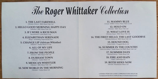 Roger Whittaker : The Roger Whittaker Collection (CD, Comp)