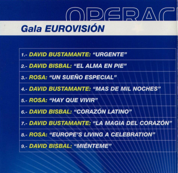 Academia Operación Triunfo : Gala Eurovisión (CD, Album)