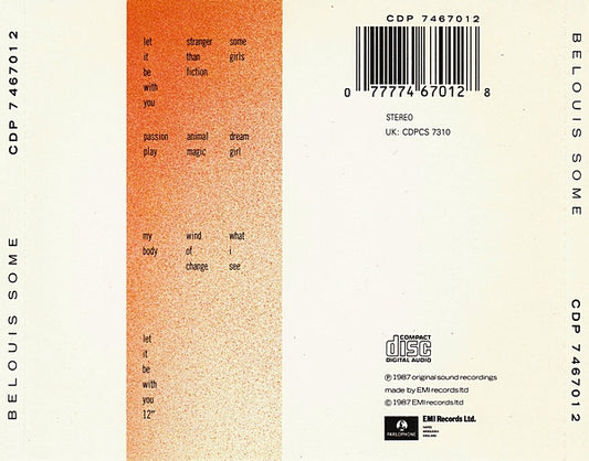 Belouis Some : Belouis Some (CD, Album)