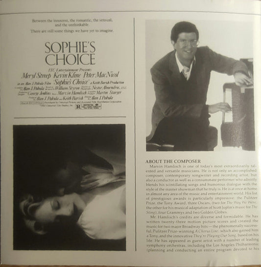 Marvin Hamlisch : Sophie's Choice (Original Motion Picture Soundtrack) (CD, Album, RP)