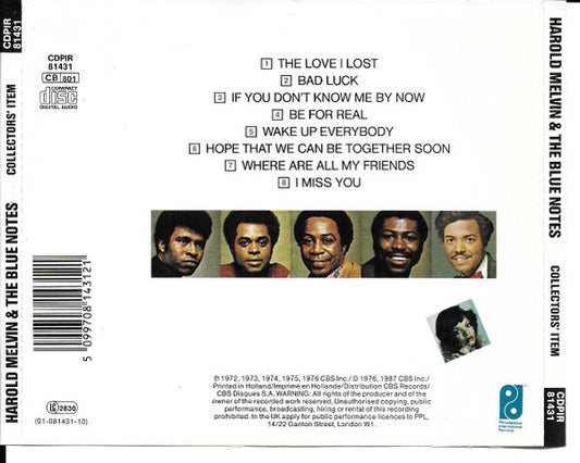 Harold Melvin And The Blue Notes : Collectors' Item (CD, Comp)
