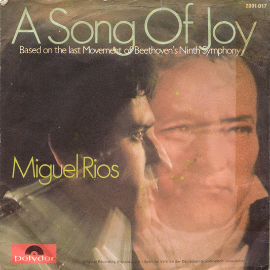 Miguel Ríos : A Song Of Joy (7", Single, Mono)