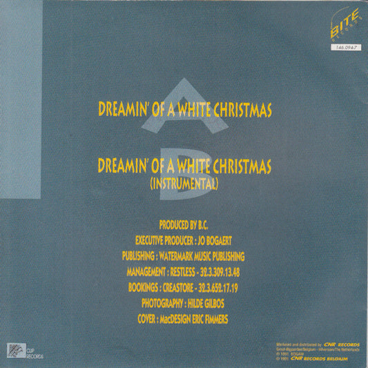 B.C. & The Basic Boom : Dreamin' Of A White Christmas (7", Single)