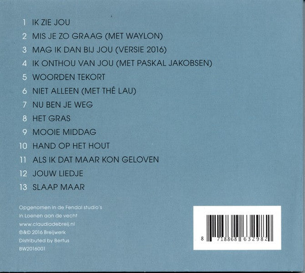 Claudia de Breij : Alles Is Goed (De Mooiste Liedjes Van Claudia De Breij) (CD, Album)