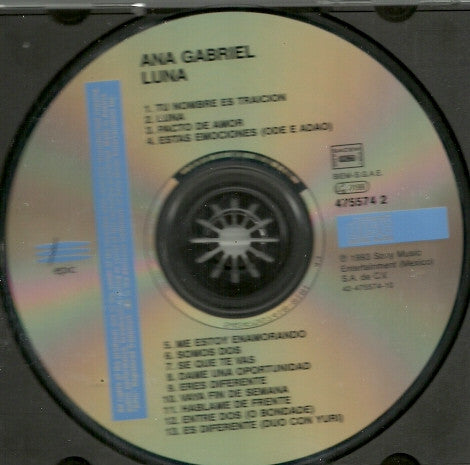 Ana Gabriel : Luna (CD, Album)