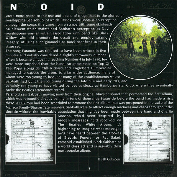 Black Sabbath : Paranoid (CD, Album, RE, RM)