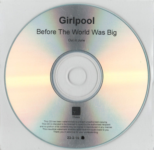 Girlpool (2) : Before The World Was Big (CDr, Album, Num)