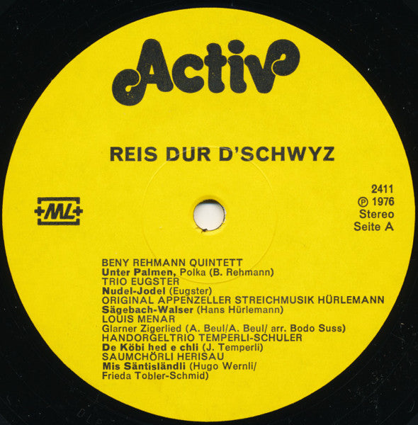 Various : Reis Dur D'Schwyz (2xLP, Comp)