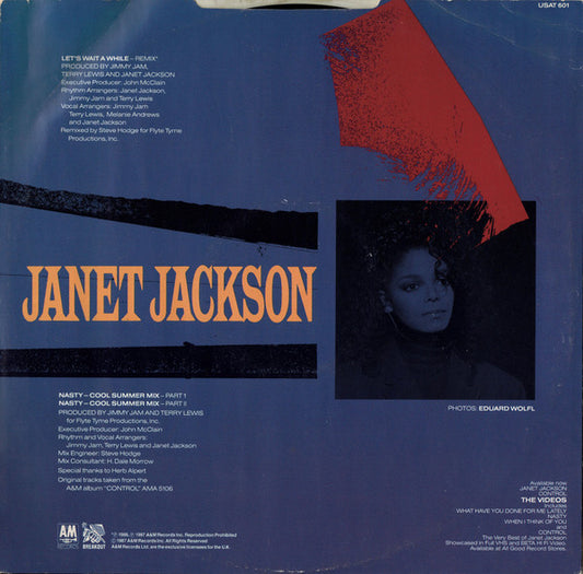 Janet Jackson : Let's Wait Awhile (12")