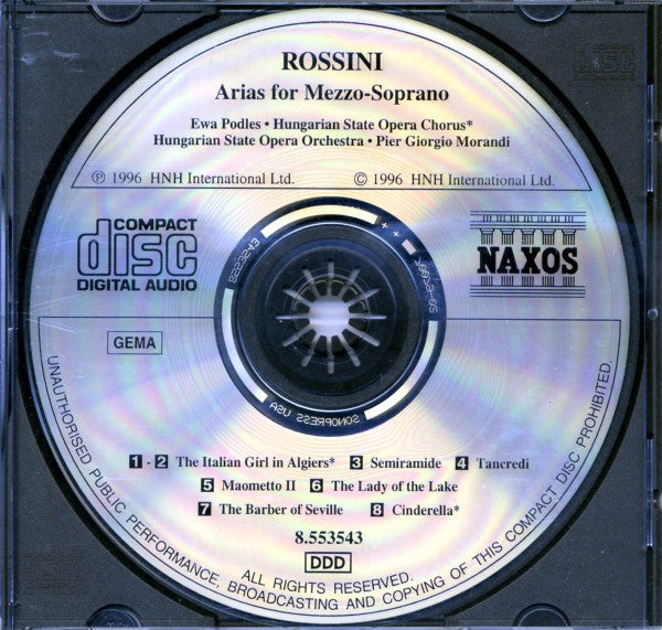Gioacchino Rossini - Ewa Podleś, Hungarian State Opera Choir, Hungarian State Opera Orchestra, Pier Giorgio Morandi : Arias For Mezzo-Soprano (CD, Album)