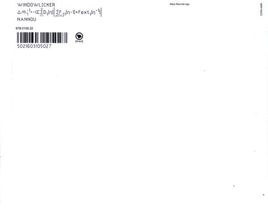 Aphex Twin : Windowlicker (CD, Single)
