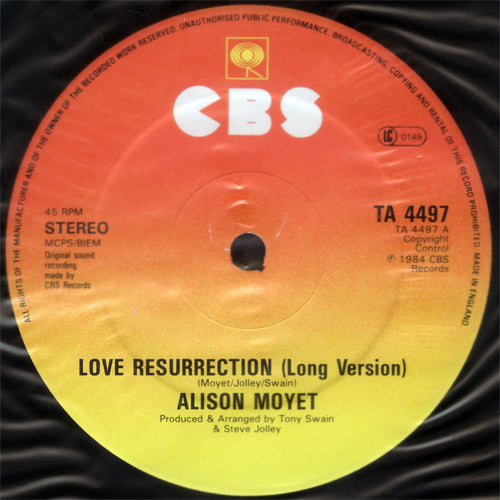 Alison Moyet : Love Resurrection (12")