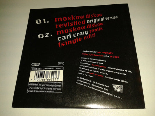 Telex : Moskow Diskow (CD, Single, car)