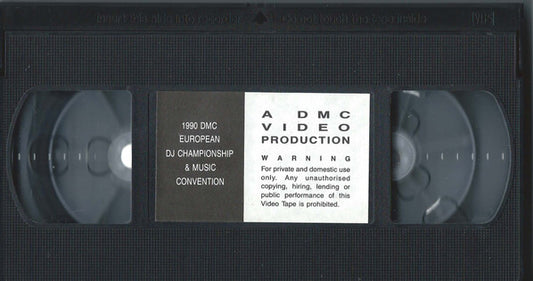 Various : 1990 DMC European DJ Championship & Music Convention (VHS, PAL)