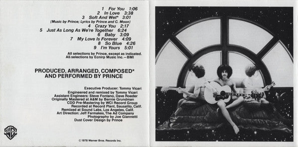 Prince : For You (CD, Album, RE)