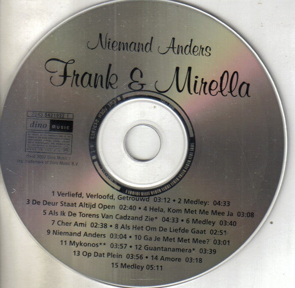 Frank & Mirella : Niemand Anders (CD, Album, Comp)