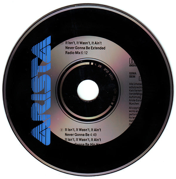 Aretha Franklin & Whitney Houston : It Isn't, It Wasn't, It Ain't Never Gonna Be (CD, Maxi)