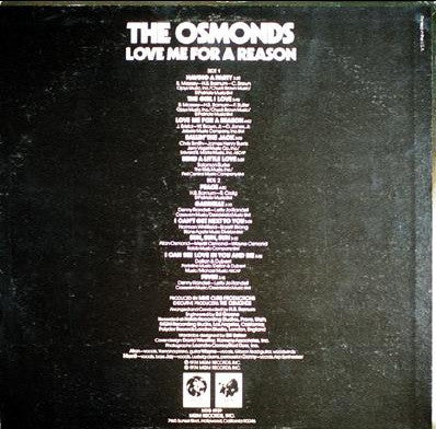 The Osmonds : Love Me For A Reason (LP, Album)