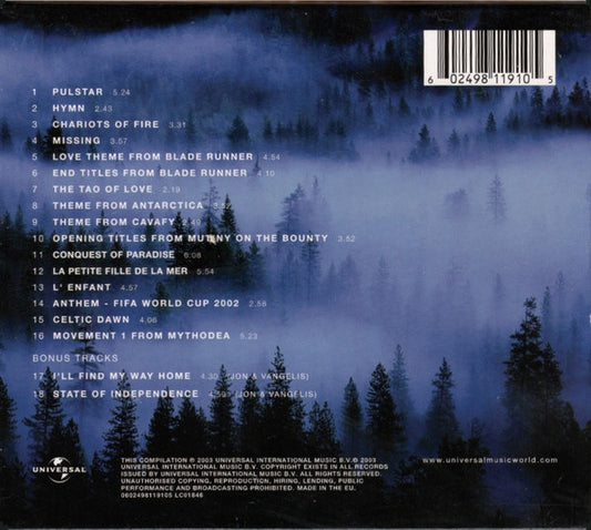 Vangelis : Odyssey (The Definitive Collection) (CD, Comp, RM, Dis)