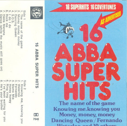 Unknown Artist : 16 Abba Super Hits (Cass)