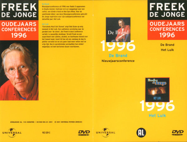 Freek de Jonge : Oudejaarsconferences 1996 (DVD-V, PAL)