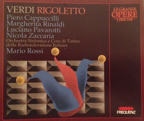 Giuseppe Verdi - Piero Cappuccilli, Margherita Rinaldi, Luciano Pavarotti, Nicola Zaccaria, Mario Rossi (2), Orchestra Sinfonica Di Torino Della RAI E Coro Di Torino Della RAI : Rigoletto (Melodramma In Tre Atti) (2xCD)