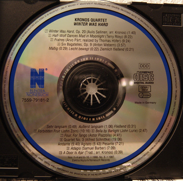 Kronos Quartet : Winter Was Hard (CD, Album)