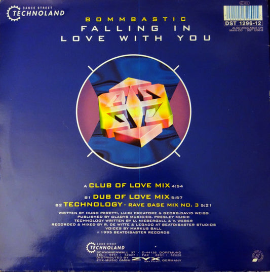 Bommbastic : Falling In Love With You (12")