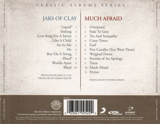 Jars Of Clay : Jars Of Clay & Much Afraid (2xCD, Album, Comp)