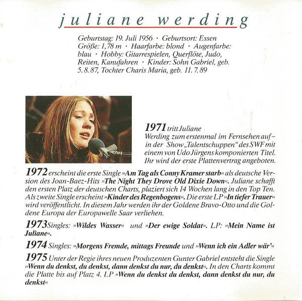 Juliane Werding : Stationen - Ihre Größten Erfolge (CD, Comp)