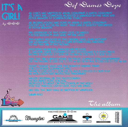 Def Dames Dope : It's A Girl! - The Album (CD, Album)