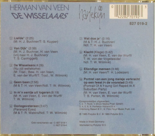 Herman van Veen : De Wisselaars (CD, Album)