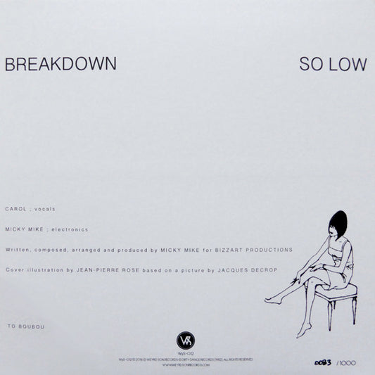 Carol : Breakdown (7", Ltd, Num, RE, Whi)