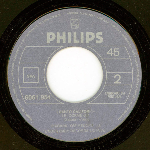 I Santo California : Dolce Amore Mio / Lei Dorme Gia' (7", Single)
