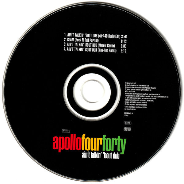 Apollo 440 : Ain't Talkin' 'Bout Dub (CD, Maxi)