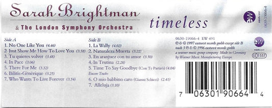Sarah Brightman & London Symphony Orchestra : Timeless (Cass, Album, Dol)