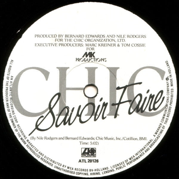 Chic : Le Freak (Disco Version) (12", Maxi)